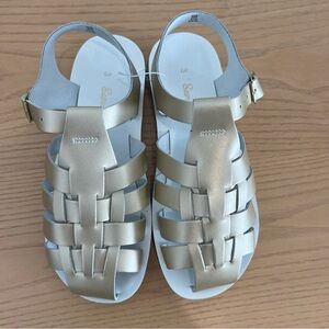 Saltwater NEW Gold Leather Girls Fisherman/Sailor Sandals